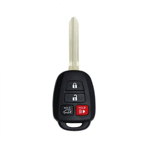 2013-2018 Toyota RAV4 Highlander / 4-Button Remote Head Key / FCC: GQ4-52T (H Chip)