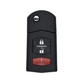 Mazda 2/3/5/CX-7/CX-9 2006-2015 3-Btn Flip Key (SKE12501) - ZIPPY LOCKS