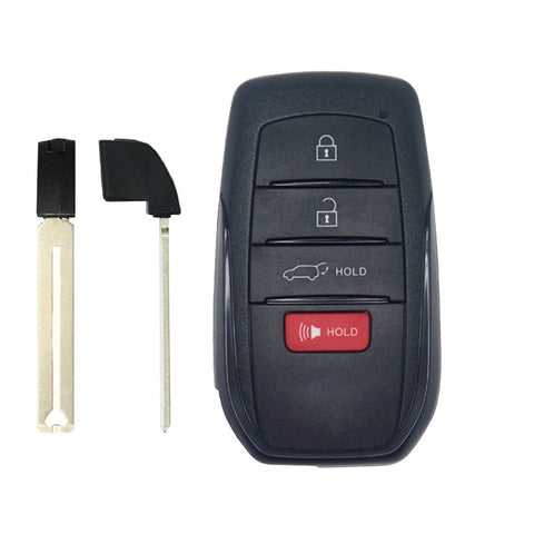 Toyota Venza 2023 4-Button Smart Key w/Hatch (HYQ14FBX)