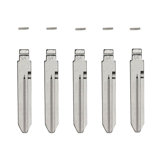 5-Pack Chrysler/Dodge/Jeep Y157/Y159 Flip Key Blade w/ Roll Pins for Xhorse Remotes - ZIPPY LOCKS