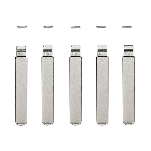5-Pack Subaru DAT17 Flip Key Blade w/ Roll Pins for Xhorse Remotes - ZIPPY LOCKS