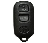 1999-2008 Toyota 3-Button Keyless Entry Remote FCC: GQ43VT14T - ZIPPY LOCKS