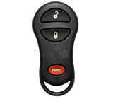 1999-2005 Dodge 3 Btn Remote (SHELL) - ZIPPY LOCKS