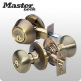 Master Lock - Grade 3 - Combo Pack (Knob & Deadbolt) - KW1 Keyway - ZIPPY LOCKS