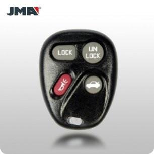 GM TYPE-1 4-Button Remote SHELL & PAD (JMA) - ZIPPY LOCKS