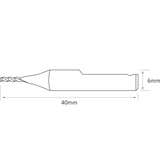 Universal Grade Carbide 1.5mm End Mill Cutter (RAISE) - ZIPPY LOCKS