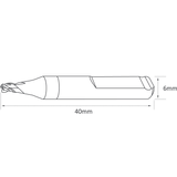 Universal Grade Carbide 2.5mm 5-Axis End Mill Cutter (RAISE) - ZIPPY LOCKS