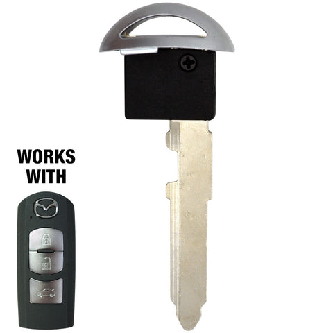 2009-2016 Mazda / mazda3 / mazda6 / CX-5 / CX-7 / CX-9 / MX-5 / MIATA / INSERT KEY W/OUT CHIP - ZIPPY LOCKS