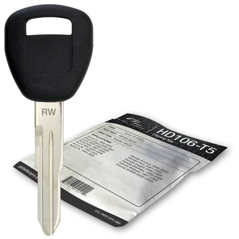 Honda HD106-T5 Transponder Key FOR CLONING (GTL) - ZIPPY LOCKS