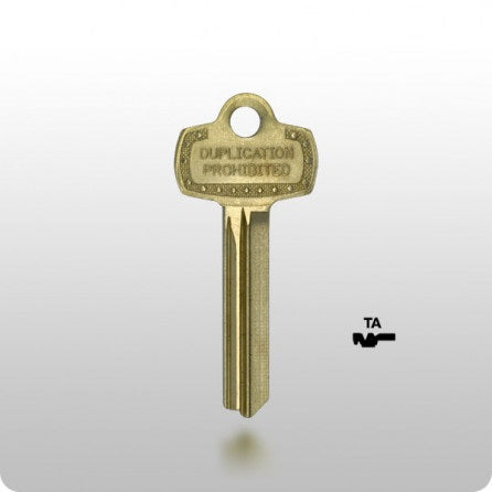 Best IC Core Keys - TA (A1114TA / 1A1TA1)—DUPL PROHIBITED - ZIPPY LOCKS