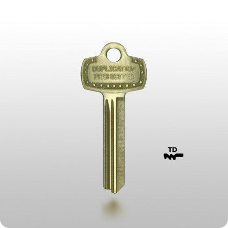 Best IC Core Keys - TD (A1114TD / 1A1TD1)—DUPL PROHIBITED - ZIPPY LOCKS