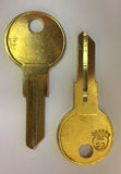 CG16 / 1041T Chicago Cabinet Key - Brass - ZIPPY LOCKS