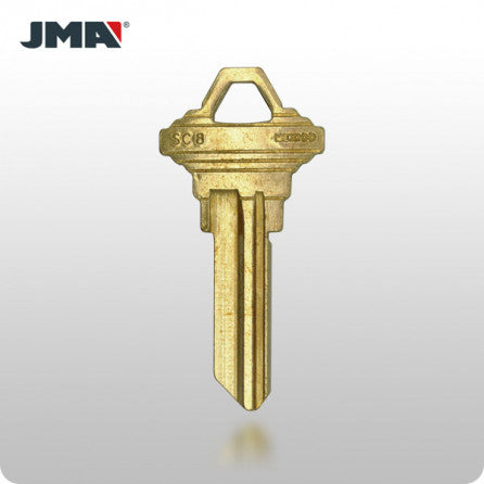 SC8 / 1145E 5-Pin Schlage Keys - Brass (JMA SLG-11E) - ZIPPY LOCKS