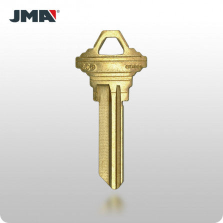 SC9 / A1145E 6-Pin Schlage Keys - Brass (JMA SLG-5E) - ZIPPY LOCKS