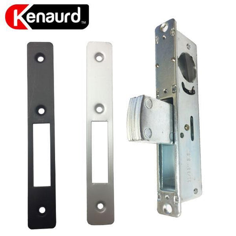 Narrow-Stile 1-1/8" DeadBolt Lock Body - w/ 2 Faceplates - ZIPPY LOCKS