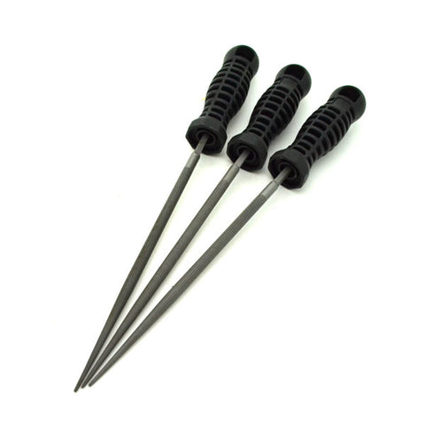 6" Round Impressioning File Set of 3 (MK710) - ZIPPY LOCKS