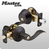 Grade 3 - Master Lock - Entery Lever / Deadbolt Combo - ZIPPY LOCKS