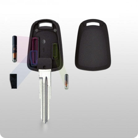 GM Transponder Key SHELL - B114 / DWO4RT6 Style - ZIPPY LOCKS