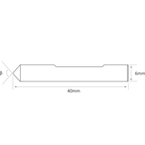 Universal Grade Carbide 0.8mm (90°) Tracer Point (RAISE) - ZIPPY LOCKS