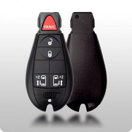 FOBIK SHELL - OLD STYLE: 5-Btn (L, U, P, Trunk, Remote Start) ReplacementFCC: M3N5WY783X/IYZ-C01C Chrysler/Dodge/Jeep - ZIPPY LOCKS