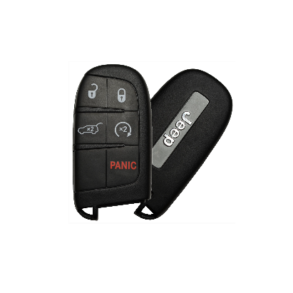 2014-2019 Jeep Grand Cherokee 5 Btn Proximity Remote w/ Insert Key - FCC: M3N-40821302 - ZIPPY LOCKS