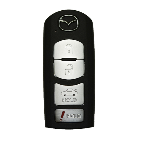 2014-2019 Mazda / 4-Button Smart Key / PN: GJY9-67-5DY / FCC: WAZSKE13D01 - ZIPPY LOCKS