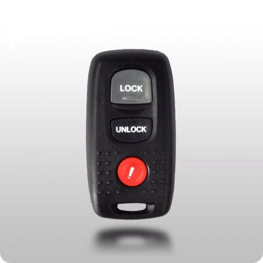 Mazda 3-Button Old-Style Remote SHELL & PAD - ZIPPY LOCKS