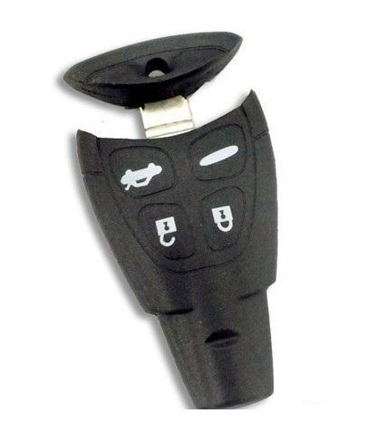 Saab 4 Btn Remote w/ High Security Insert - FCC ID: LTQSAAM433TX - ZIPPY LOCKS