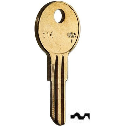 Y14 / 9279 Yale 5-Wafer Cabinet Key (JMA YA-45E) - ZIPPY LOCKS